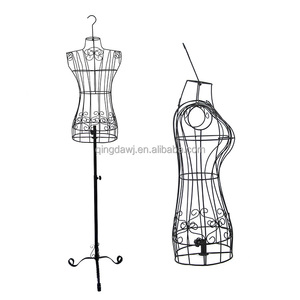 Grande taille fil métallique réglable demi-corps curvy femme utilisé robe forme <span class=keywords><strong>couture</strong></span> <span class=keywords><strong>couture</strong></span> mannequins <span class=keywords><strong>Mannequin</strong></span> femmes corps buste torse - Product Image 1