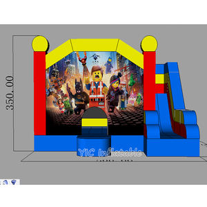 Castillo Inflable con Tobogán con Temática de Superhéroes Personalizado, Casa Inflable al por Mayor, Brincolines Inflables para Alquiler - Product Image 5