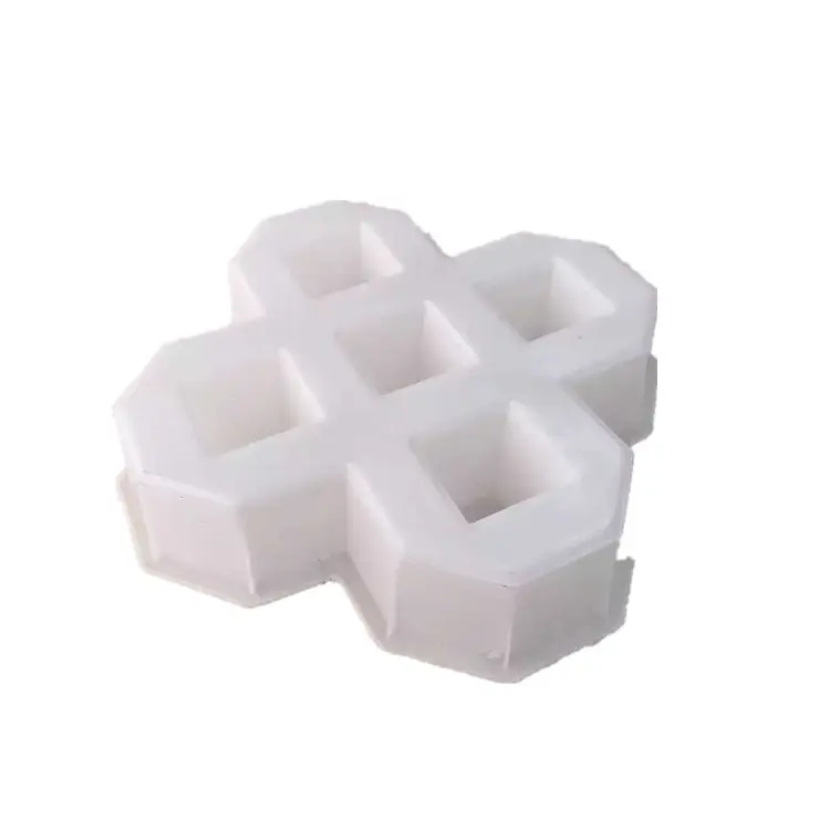 songmao white plastic concrete paving block mold grass paver mold for road and garden