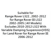 Jambe de suspension pneumatique à amortissement variable Suspension avant gauche pour Range Rover 2002-2012 L322