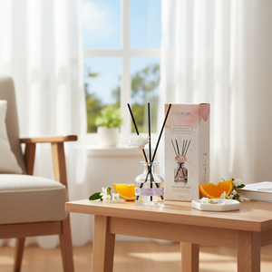[BLOOMING] Coffret Cadeau Parfum d'Ambiance de Luxe Diffuseur en Verre Premium Longue Durée Sans Alcool Écologique Baies Sucrées Orange - Product Image 3