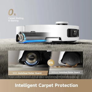 Nuovo Arrivo DREAME Aqua10 Roller <span class=keywords><strong>Robot</strong></span> Aspirapolvere <span class=keywords><strong>Lavapavimenti</strong></span> con Autopulizia in Tempo Reale, Funzione Mop e Pulizia Bordi, per la Casa, Peli di Animali Domestici e Pavimenti Sporchi - Product Image 2