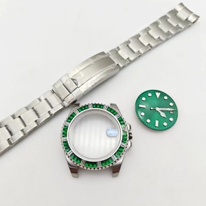 Boîtier de montre personnalisé avec logo, 40 mm, accessoires, surface luminescente, verre saphir, adapté au mouvement 2813/8215 - Product Image 4
