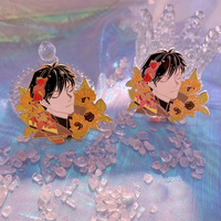 Fabrication de badges en métal sans minimum de commande, plaqué or rose, avec paillettes, anime, dessin animé, émail souple ou dur, épingles personnalisées en émail