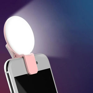 Wholesale Mobile Phone LED Selfie <b>Ring</b> Light Portable Mini Practical Three Stop Dimming <b>Circle</b> Photography Clip Fill - Product Image 1