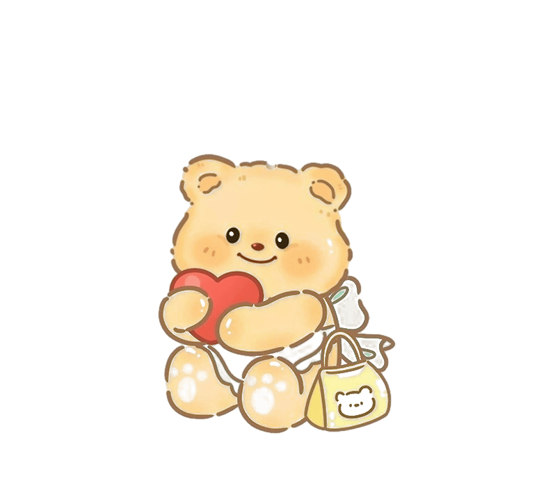 Love butter bear-rose