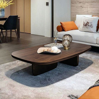 Table basse en bois massif de noyer ModHomi, de haute qualité, moderne et durable, pour salon