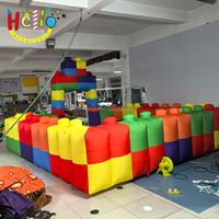 Blocs de construction Terrain de jeu gonflable Clôture Mur de jeu Pare-chocs Jeu Clôture gonflable