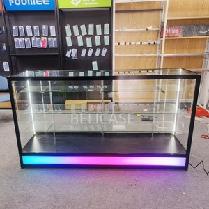 60inch cửa hàng bán lẻ kính khói cửa hàng Showcase kiosk khung nhôm hiển thị Showcase thuốc lá phiên bản đầy đủ hiển thị trường hợp <span class=keywords><strong>4ft</strong></span> 5ft 6ft - Product Image 4