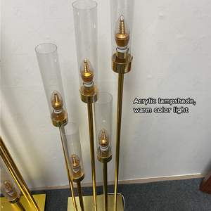 Wholesale Wedding Decoration <strong>Candle</strong> <strong>Stick</strong> Holder <strong>Gold</strong> Led Metal <strong>Candle</strong> <strong>Stick</strong> for Party Wedding Event - Product Image 3