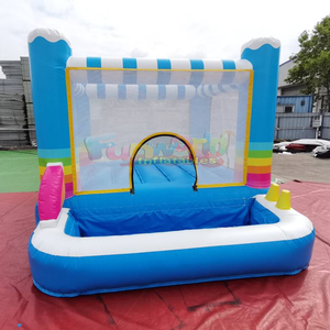 Château gonflable commercial pour enfants, thème licorne, pour fêtes intérieures - Product Image 6