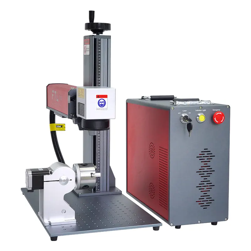 Free shipping 50w 100W fiber laser marking machine for ring jewelry