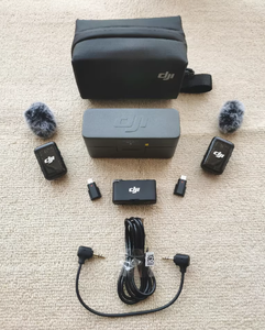 Nouveau micro 2 (2 émetteurs + 1 récepteur + étui de charge) pour Osmo Action 4 Pocket 3, enregistrement audio de haute qualité, batterie de 18 heures - Product Image 4