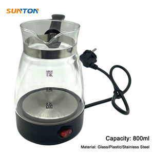 SUNTON théière en verre arabe dallah turc à induction personnalisable cafetière transparente - Product Image 4