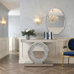 Meubles de salon, meubles en verre, <span class=keywords><strong>table</strong></span> <span class=keywords><strong>console</strong></span>, <span class=keywords><strong>table</strong></span> miroir en cristal, ensembles de salle <span class=keywords><strong>à</strong></span> <span class=keywords><strong>manger</strong></span>, buffet, <span class=keywords><strong>table</strong></span> <span class=keywords><strong>console</strong></span> miroir - Product Image 1