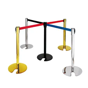 U tape High Quality Free Standing Retractable Queue Pole/Tape Stand/Queue Manager Barriers