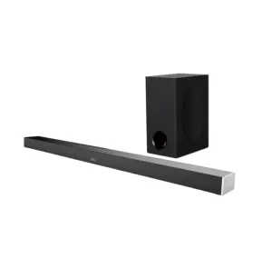 2.1Ch Bluetooth soundbar with wireless subwoofer support HD USB AUX Optical Coaxial FM radio Home Theater for TV