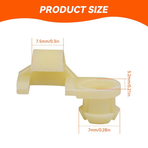 Chevrolet GMC Truck Tailgate Handle Lock Rod Retainer <b>Clip</b> Reinforced Nylon For Repair Replacement - Product Image 2