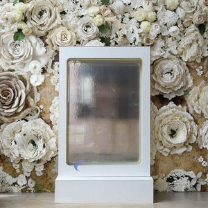 Lujoso Letrero LED de Bienvenida para Bodas con Fuente de Agua y Cascada, Decoración Moderna de Acero Inoxidable y Acrílico - Product Image 4