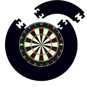 PU Logo personnalisé jeu de fléchettes Surround Wall Protector avec cinq sections durable écologique jeu de sports de plein air - Product Image 3