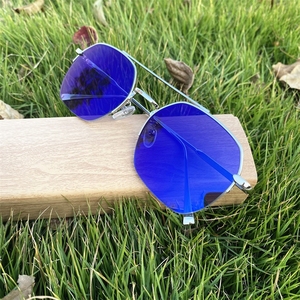 Gafas de Sol que Cambian de Color Lunettes de Soleil <span class=keywords><strong>Santi</strong></span> Lumire Bleue - Semi-Montura, Bloqueo de Luz Azul - Product Image 1