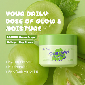 Crema de Día con Colágeno de Uva Verde LAIKOU 30g, Crema Facial Hidratante y Humectante con Niacinamida y Ácido Hialurónico para Todo Tipo de Piel - Product Image 1