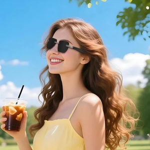 Nuevas Gafas Inteligentes Casuales con IA, Traductor, Lentes Fotocromáticas Anti Luz Azul, Gafas de Sol con Traducción <span class=keywords><strong>Chat</strong></span> GPT, Gafas Inteligentes con Audio - Product Image 2