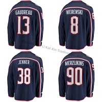 Columbus Blue Jackets Fanatics Branded Alternate Breakaway Jersey - Mens