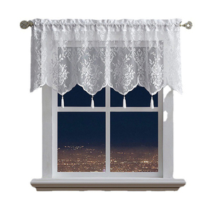 <span class=keywords><strong>Tende</strong></span> <span class=keywords><strong>bianche</strong></span> del mezzo caffè del fiore della porta delle finestre corte floreali all'ingrosso per la cucina - Product Image 1