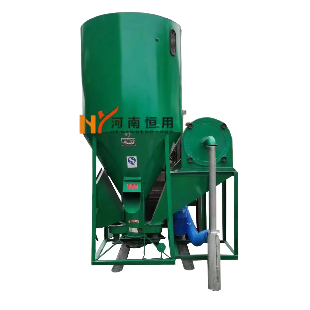 simple chicken feed making machine/small farm animal poultry feed grinder and mixer