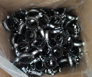 Factory Direct Sale OEM ODM One Side Screw Zinc Plated 2.0mm Band Thickness Heavy Duty Pipe <b>Clamps</b> With Nut - Product Image 5