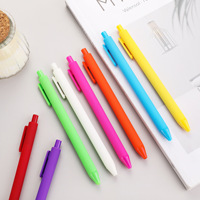 Pulpen Gel 0.5mm Logo Custom Retractable Tinta Halus Kapasitas Besar Grosir Harga Murah