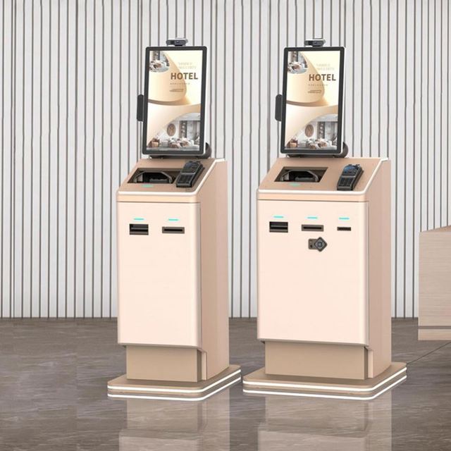 Factory Price Hotel Check-in Kiosk Self Service Dispenser with Auto Check-in Key Card System SDK Function