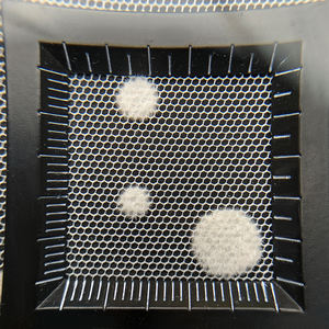 Tissu de <span class=keywords><strong>maille</strong></span> <span class=keywords><strong>blanc</strong></span> personnalisé, à petits et grands pois, tissu à dentelle - Product Image 5