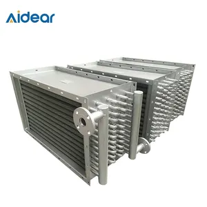 Aidear Electric power industry application Tube Finned Heat Exchanger Copper Tube With Aluminum Fin