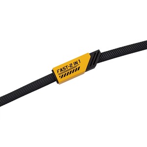 Câble de données USB Type C 3-en-1 en nylon tressé à charge rapide 6A pour appareil photo et usage universel (vente en gros) - Product Image 5