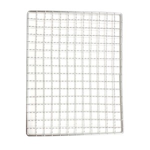 Galvanized Barbecue Mesh, Outdoor Wire Mesh, One-time Long Rectangular Grid Barbecue Meat Net, Barbecue Skewer Grid - Product Image 1