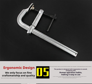 Serre-joints de menuiserie robustes F G C en acier 40CRV160-2000 de qualité industrielle à assemblage rapide - Product Image 5