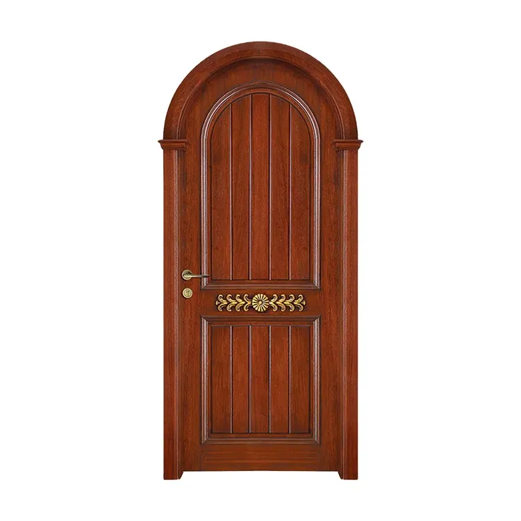 Design della porta in legno di Teak reale mestiere maestri porta