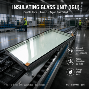 Verre à <span class=keywords><strong>double</strong></span> <span class=keywords><strong>vitrage</strong></span> isolant de haute qualité Verre creux feuilleté à économie d'énergie pour véranda à bas <span class=keywords><strong>prix</strong></span> - Product Image 1