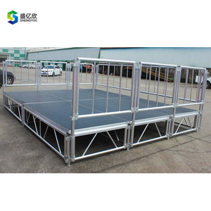 Plataforma de escenario de aluminio desmontable portátil para eventos de conciertos de bodas <span class=keywords><strong>concierto</strong></span> Modular - Product Image 2