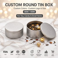 Boîte en métal ronde personnalisée en gros, imprimée sur mesure, pour thé, bonbons, cadeaux – Usine source OEM ODM, faible MOQ, couleurs personnalisées, qualité alimentaire