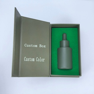 Oferta Especial: Envase Redondo Plano y Elegante para Cuidado de la Piel, Botella Colorida de 1 oz/30 ml con Gotero - Product Image 1