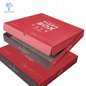 High Quality Popular Design Portable Biodegradable Corrugated Paper <b>Pizza</b> <b>Box</b> Custom - Product Image 6