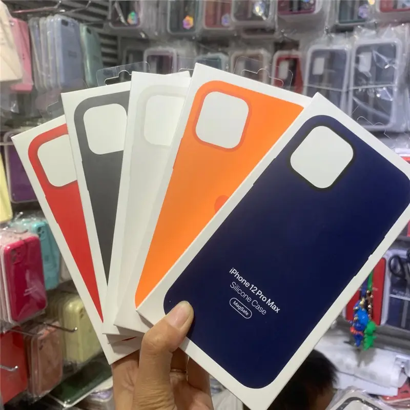 Hochwertige flüssige Silikon Mag Phone Cases Taschen sicher Magnetic Mobile Cover für iPhone 12 13 Pro Max Phone Case