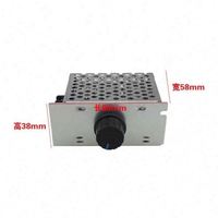 Module régulateur de puissance contrôlable BTA41-600B 4000W AC0-220V 41A pour la variation de luminosité, le contrôle de la vitesse et la régulation de la température