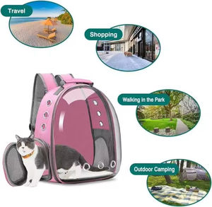 Mochila Burbuja Transparente y Ventilada para Mascotas, Transportín para Gatos y Perros, Venta al Por Mayor - Product Image 5
