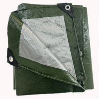 Bâches robustes LVJU 10x12 pieds 3m X 4m Bâche en plastique PE de haute qualité