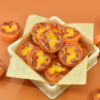 Miniature di Egg Tart e Pane in Resina, Cabochon Flatback per Casa delle Bambole, Cibo Simulato per Scrapbook Fai-da-Te e Decorazioni con Colla Cremosa