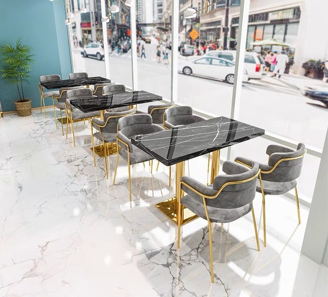 Velvet Design Commercial Pub Hookah Lounge Restaurant Booth Sofa and Restaurant Table Chairs Set for Sale